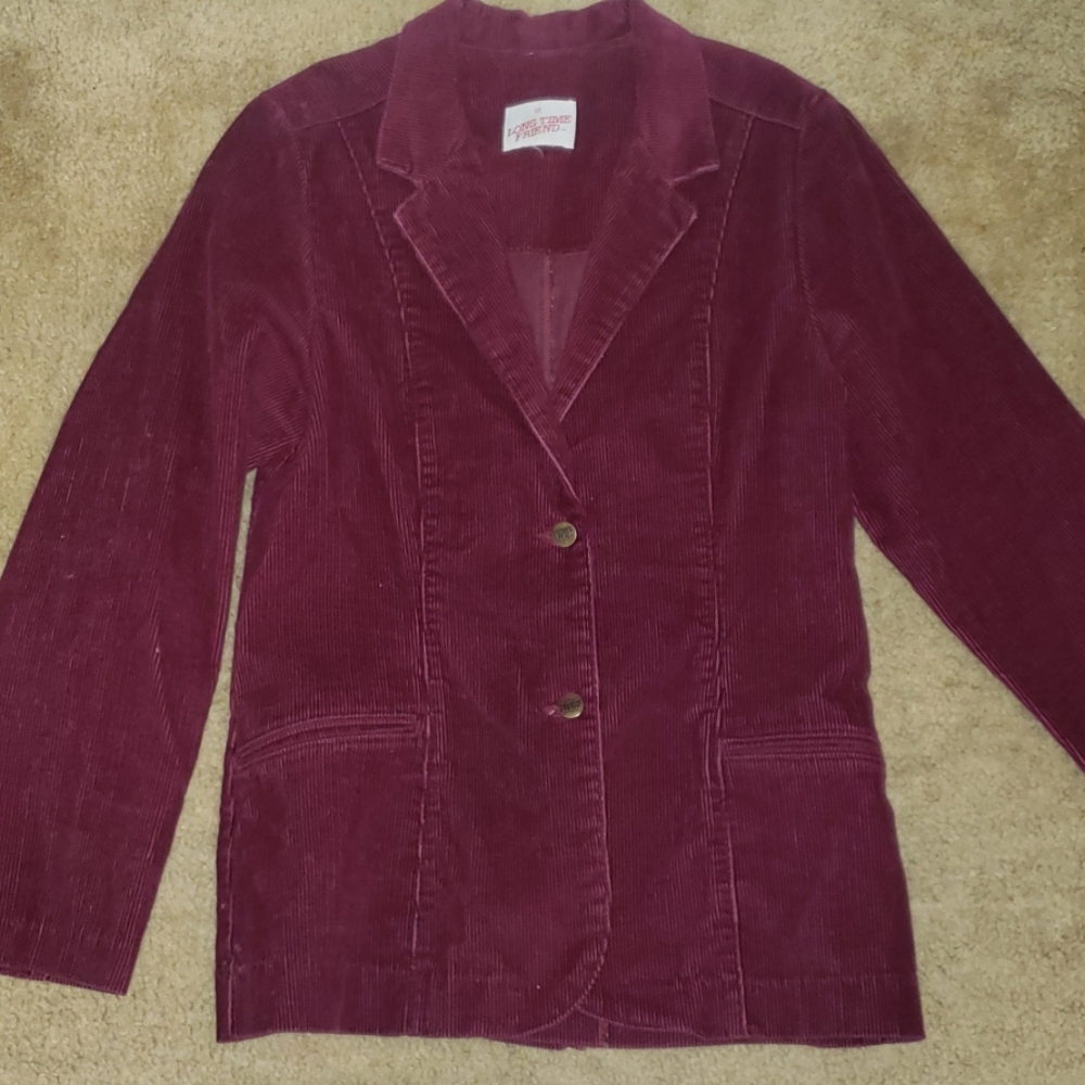 Vintage Long Time Friend Womans size Medium cordu